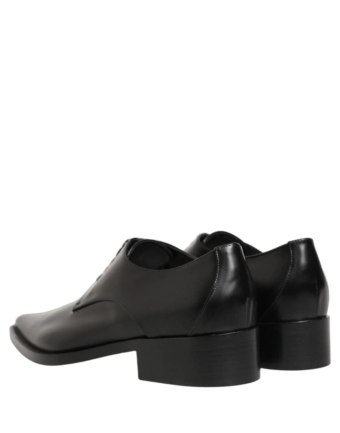 Dolce &amp; Gabbana Sample Sale | Dolce &amp; Gabbana Black Leather Lace Up Derby Dress Shoes - | Designer outlet