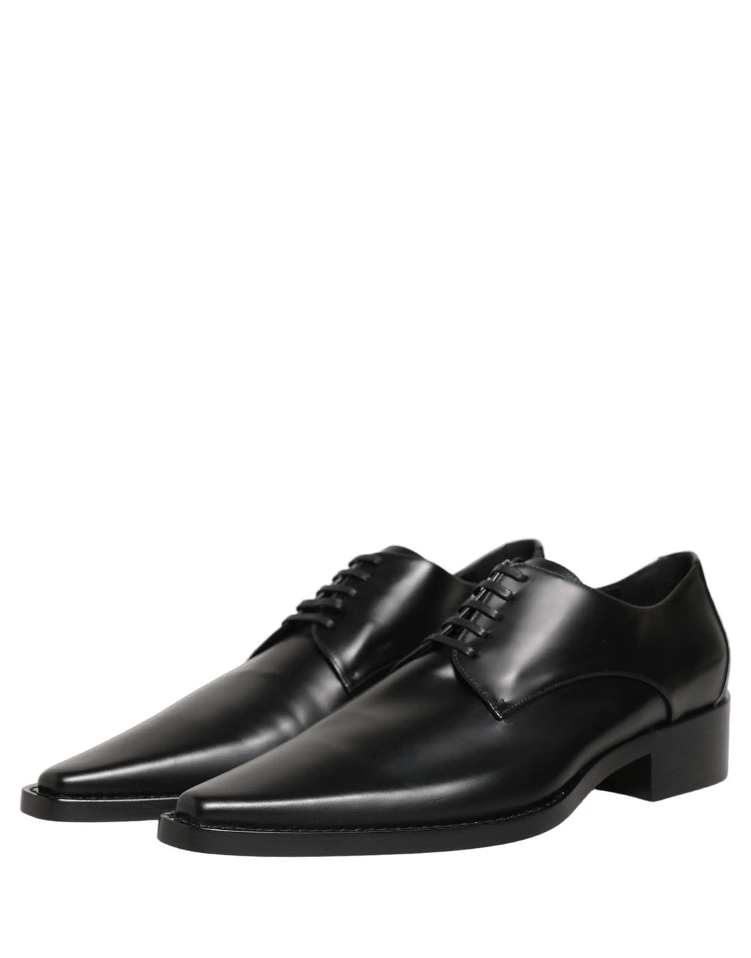 Dolce &amp; Gabbana Sample Sale | Dolce &amp; Gabbana Black Leather Lace Up Derby Dress Shoes - | Designer outlet