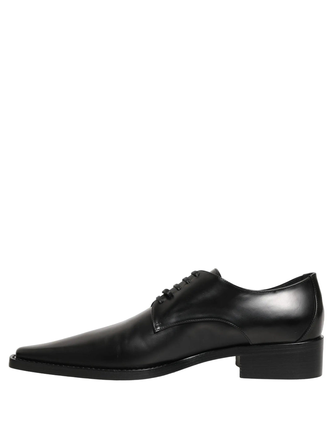 Dolce &amp; Gabbana Sample Sale | Dolce &amp; Gabbana Black Leather Lace Up Derby Dress Shoes - | Designer outlet