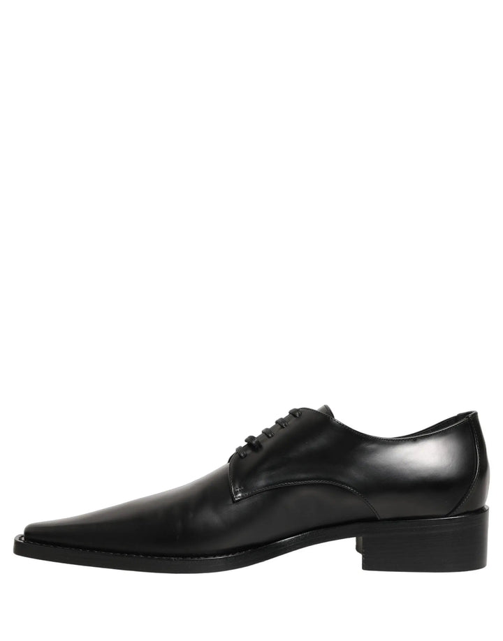 Dolce &amp; Gabbana Sample Sale | Dolce &amp; Gabbana Black Leather Lace Up Derby Dress Shoes - | Designer outlet