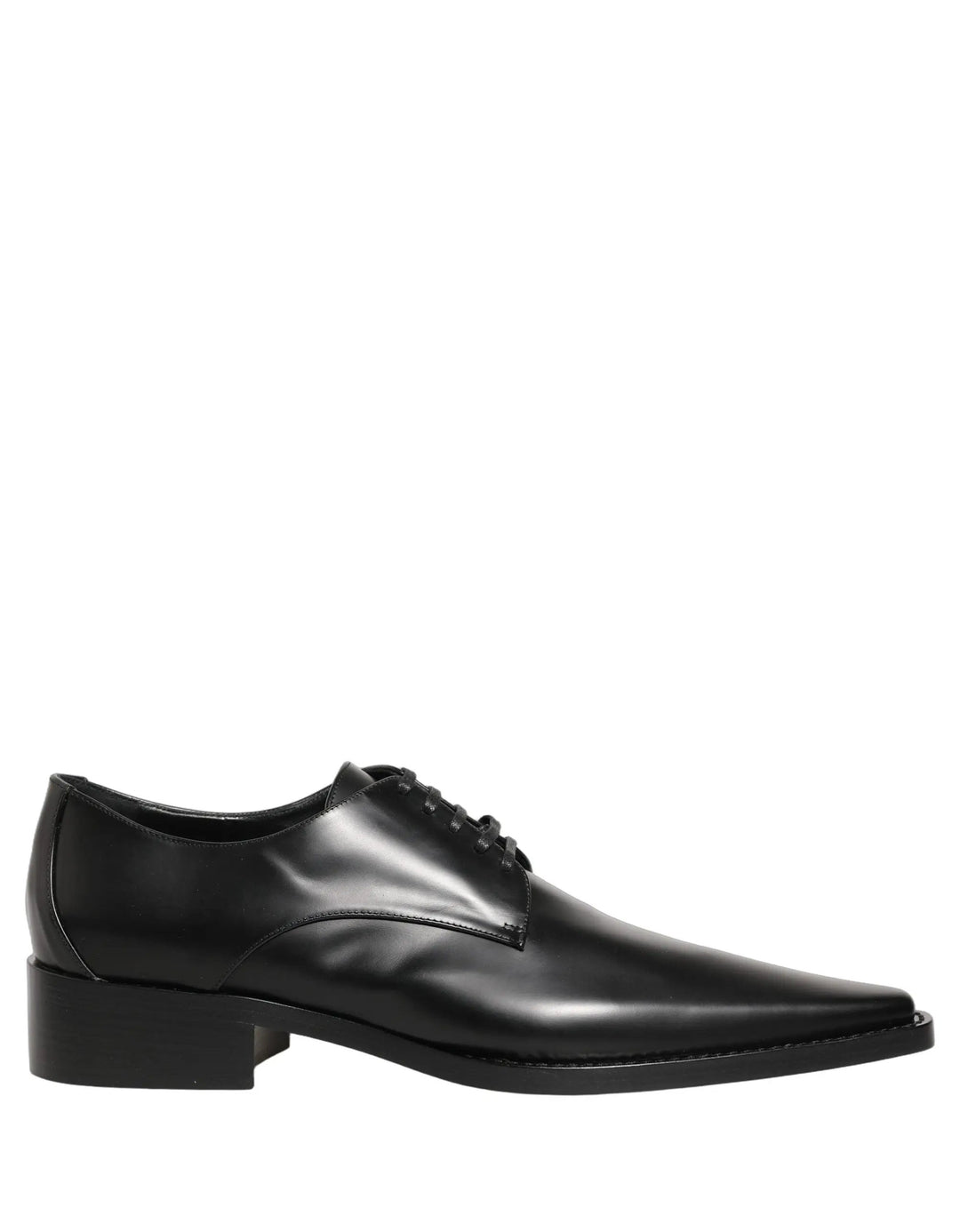 Dolce &amp; Gabbana Sample Sale | Dolce &amp; Gabbana Black Leather Lace Up Derby Dress Shoes - | Designer outlet