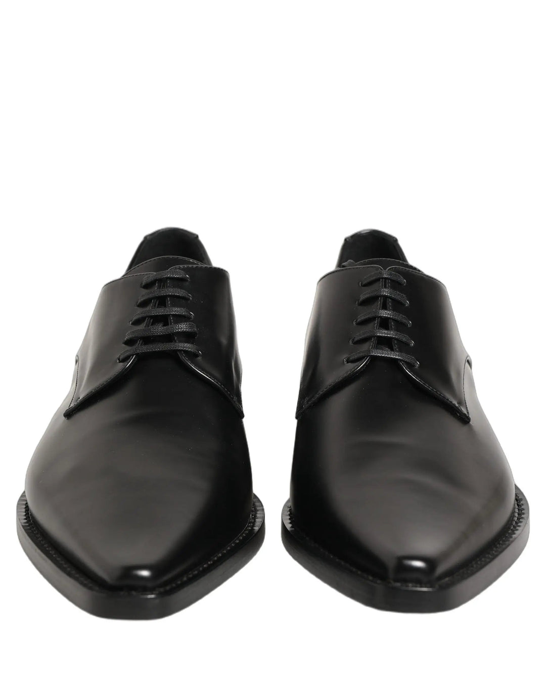 Dolce &amp; Gabbana Sample Sale | Dolce &amp; Gabbana Black Leather Lace Up Derby Dress Shoes - | Designer outlet
