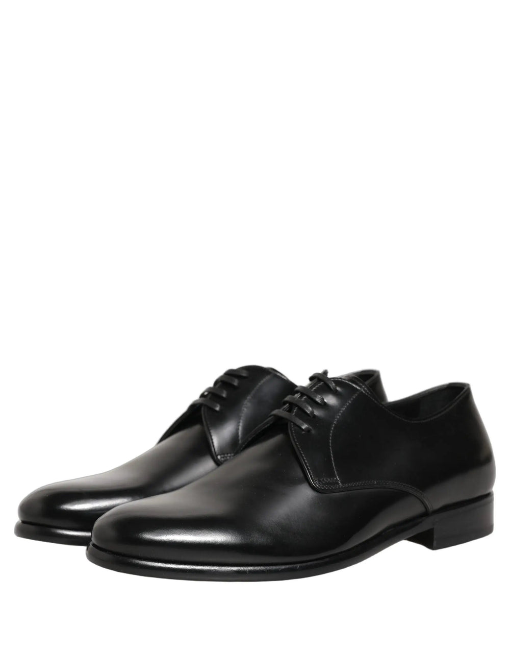 Dolce & Gabbana Sample Sale | Dolce & Gabbana Black Leather Lace Up Derby Dress Shoes - | Designer outlet