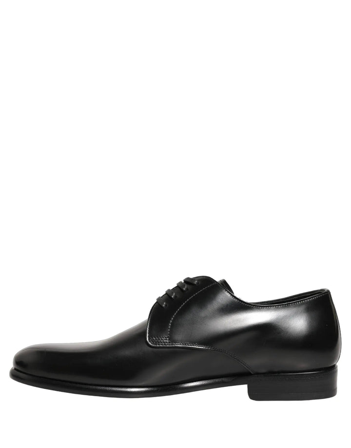 Dolce &amp; Gabbana Sample Sale | Dolce &amp; Gabbana Black Leather Lace Up Derby Dress Shoes - | Designer outlet
