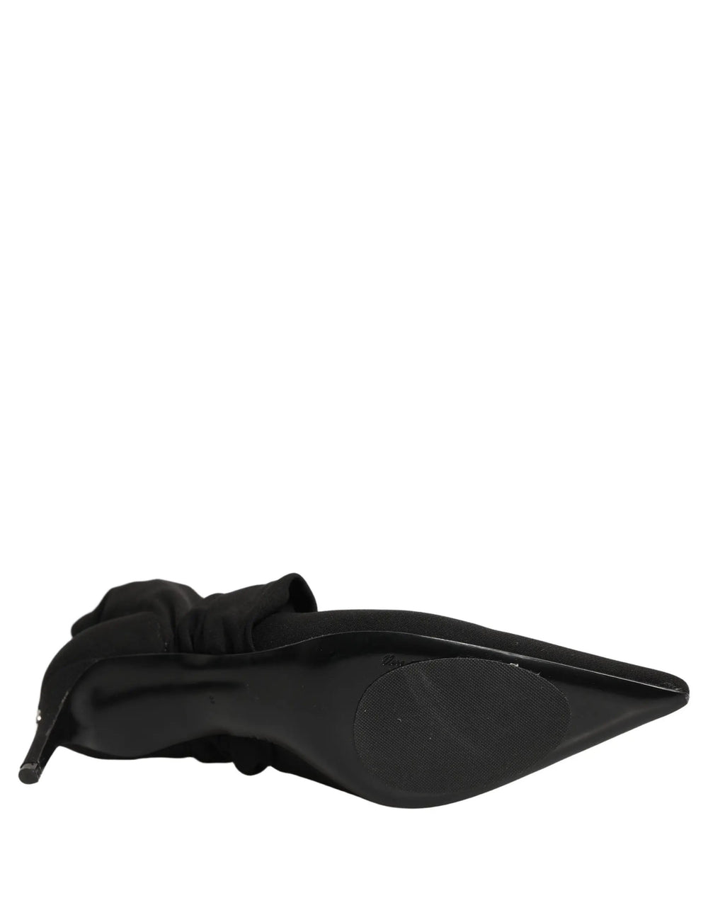 Dolce & Gabbana Sample Sale | Dolce & Gabbana Black Stretch Socks Heels Ankle Boots Shoes - | Designer outlet