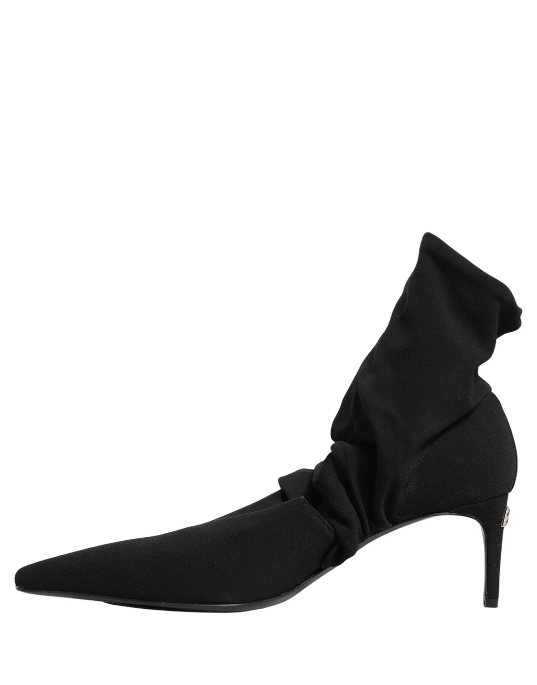 Dolce &amp; Gabbana Sample Sale | Dolce &amp; Gabbana Black Stretch Socks Heels Ankle Boots Shoes - | Designer outlet