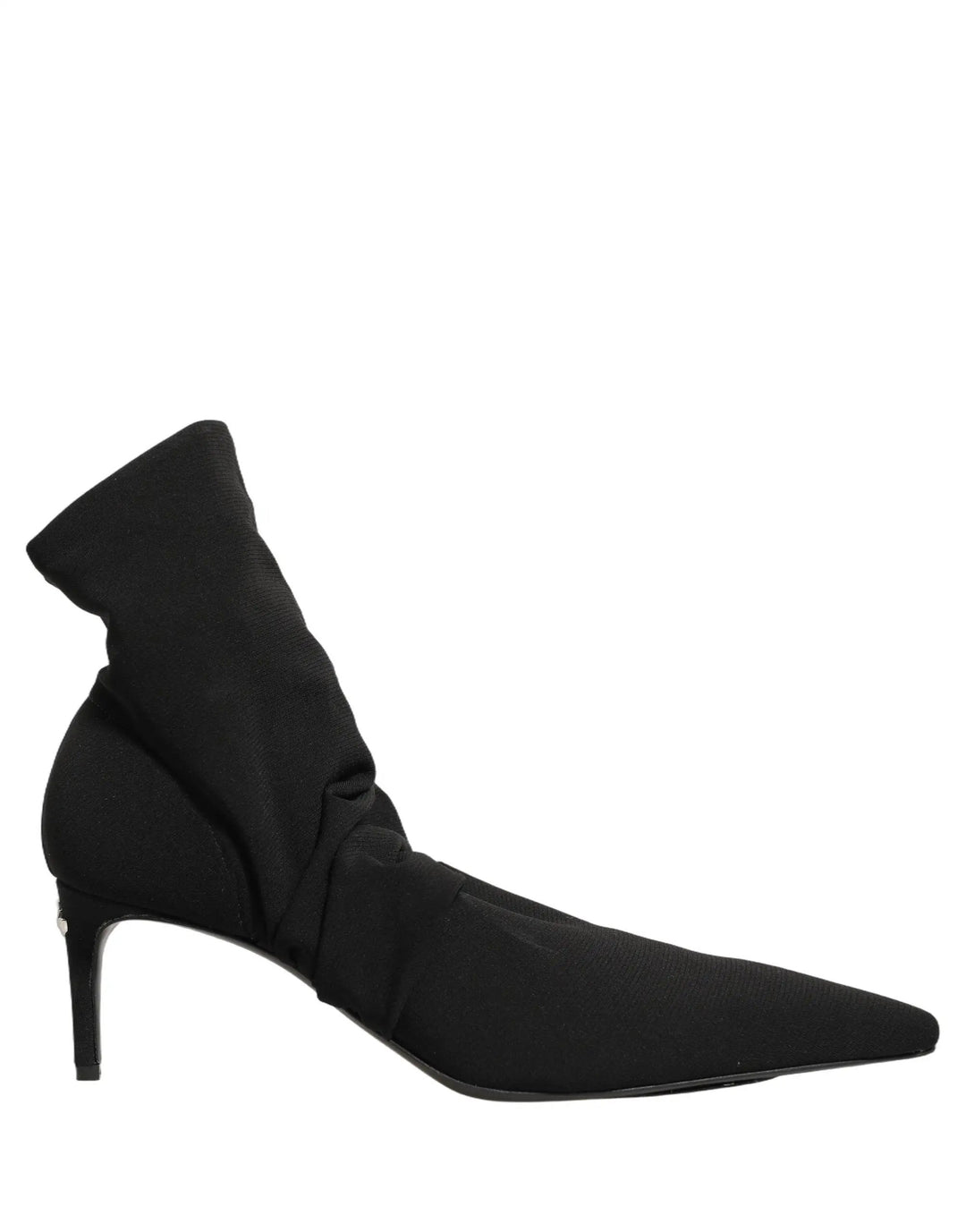 Dolce &amp; Gabbana Sample Sale | Dolce &amp; Gabbana Black Stretch Socks Heels Ankle Boots Shoes - | Designer outlet