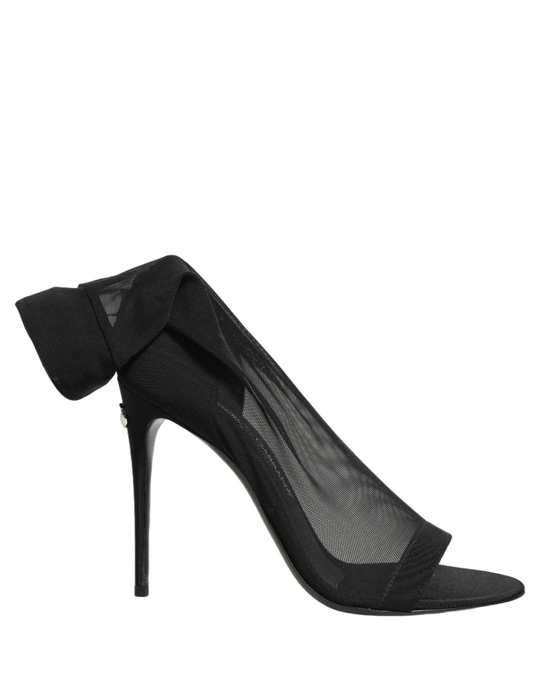 Dolce &amp; Gabbana Sample Sale | Dolce &amp; Gabbana Black Nylon Mesh Sock Style Boots Shoes - | Designer outlet