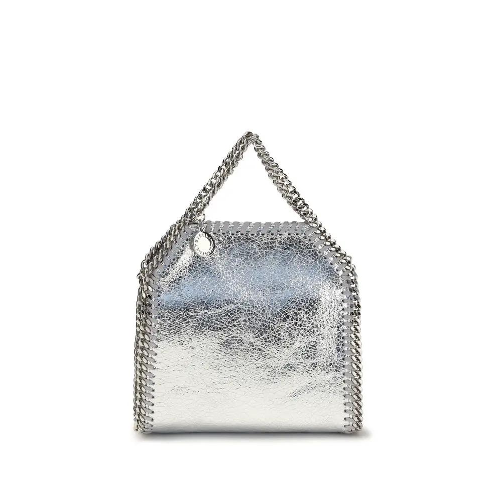 Stella McCartney Sample Sale | Stella McCartney Silver Polyester Shoulder Bag - | Designer outlet