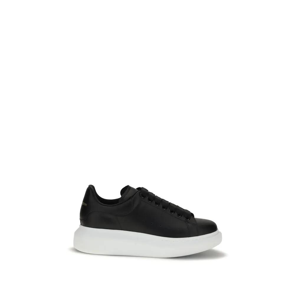 Alexander McQueen Sample Sale | Alexander McQueen Black Calf Leather Bos Taurus Platform Sneakers - | Designer outlet