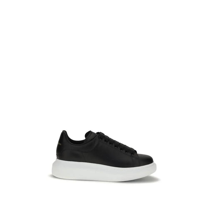 Alexander McQueen Sample Sale | Alexander McQueen Black Calf Leather Bos Taurus Platform Sneakers - | Designer outlet