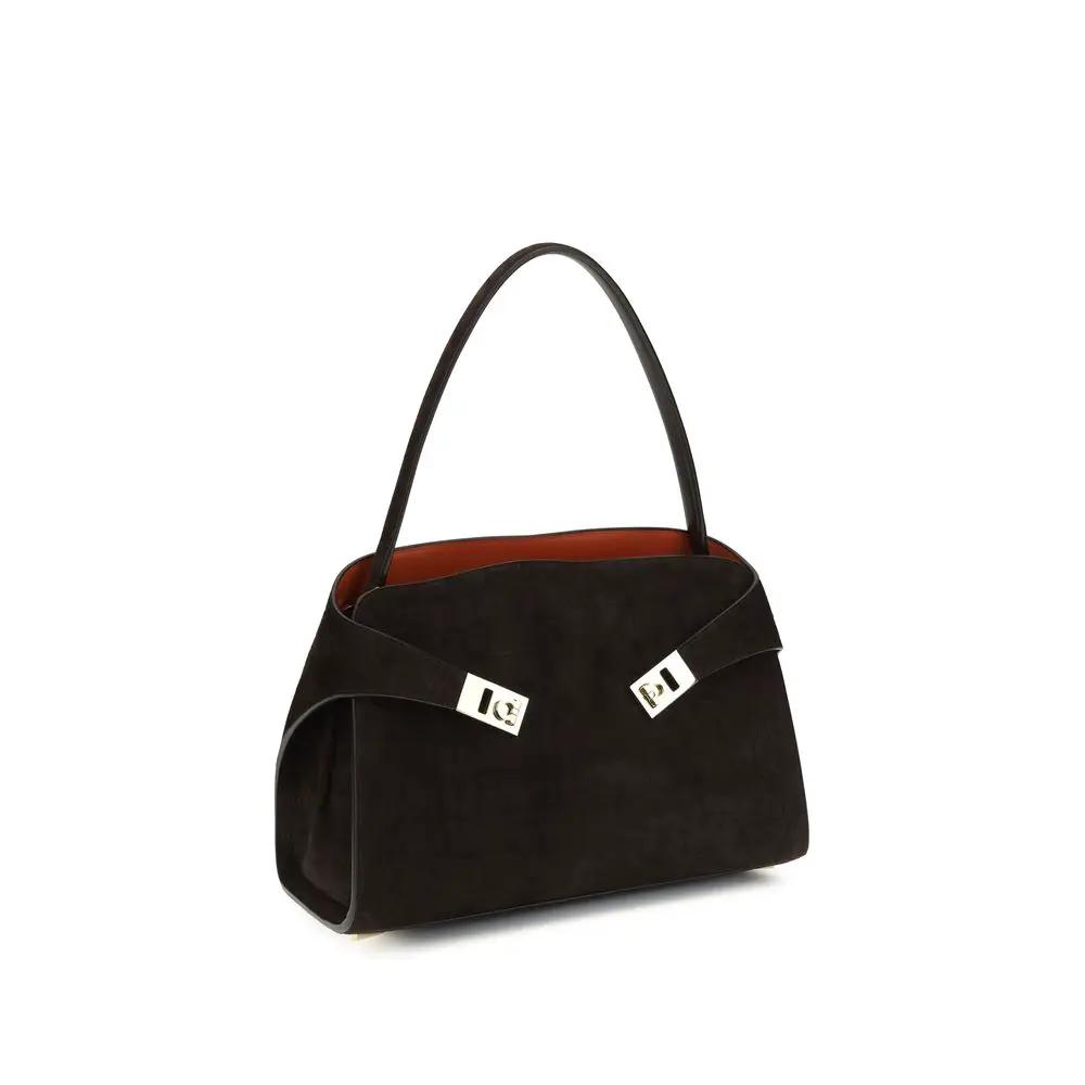 Ferragamo Sample Sale | Ferragamo Brown Calf Leather Bos Taurus Shoulder Bag - | Designer outlet