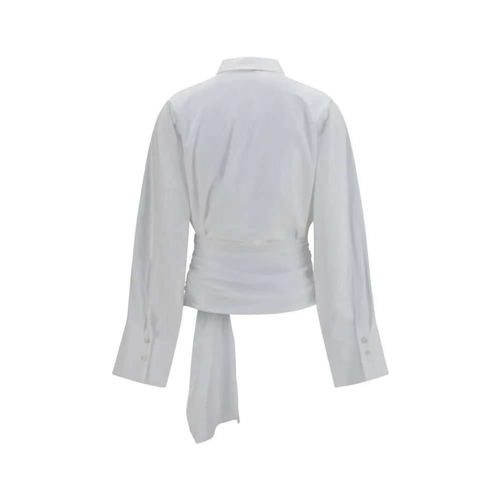7FOR Sample Sale | 7FOR White Cotton Dress Shirt - | Designer outlet