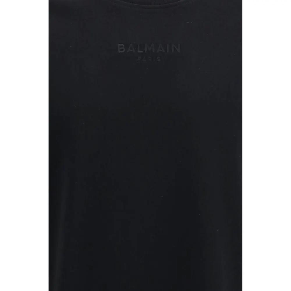 Balmain Sample Sale | Balmain Black Cotton T-Shirt - | Designer outlet