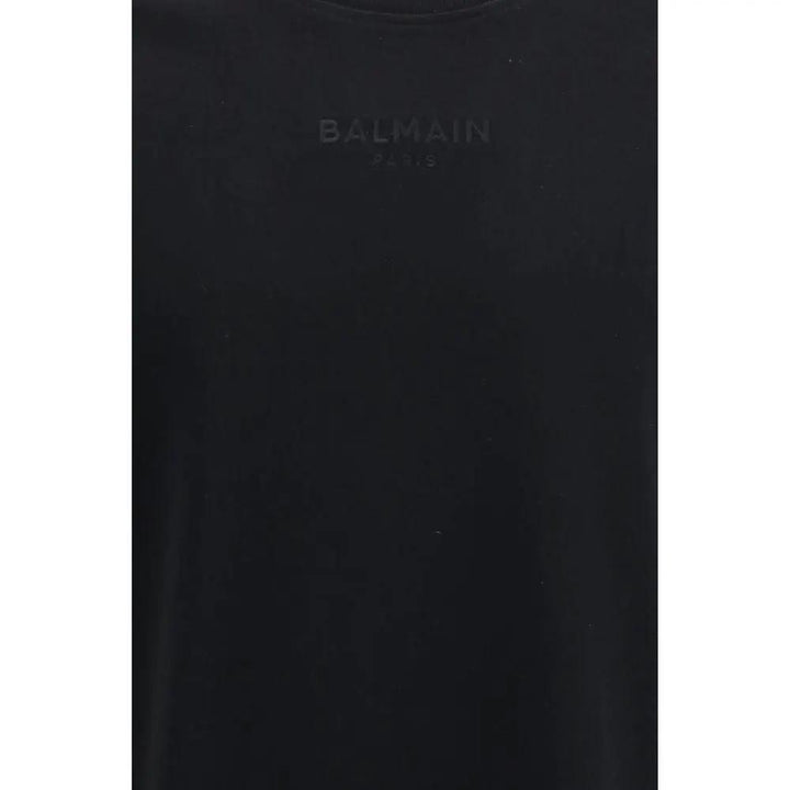 Balmain Sample Sale | Balmain Black Cotton T-Shirt - | Designer outlet