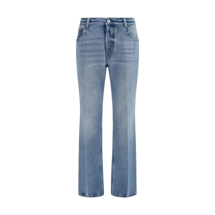 Miu Miu Sample Sale | Miu Miu Blue Polyester Relaxed Fit Jeans - | Designer outlet