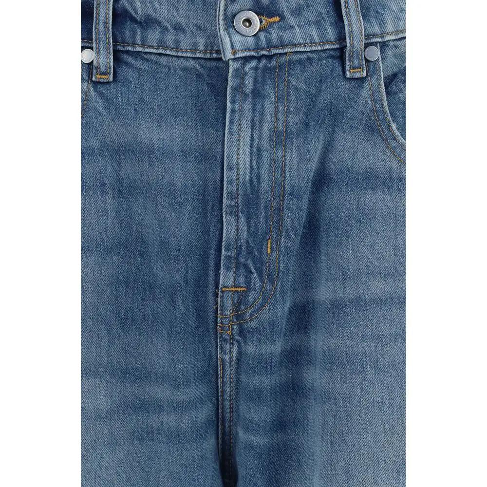 7FOR Sample Sale | 7FOR Blue Cotton Relaxed Fit Jeans - | Designer outlet
