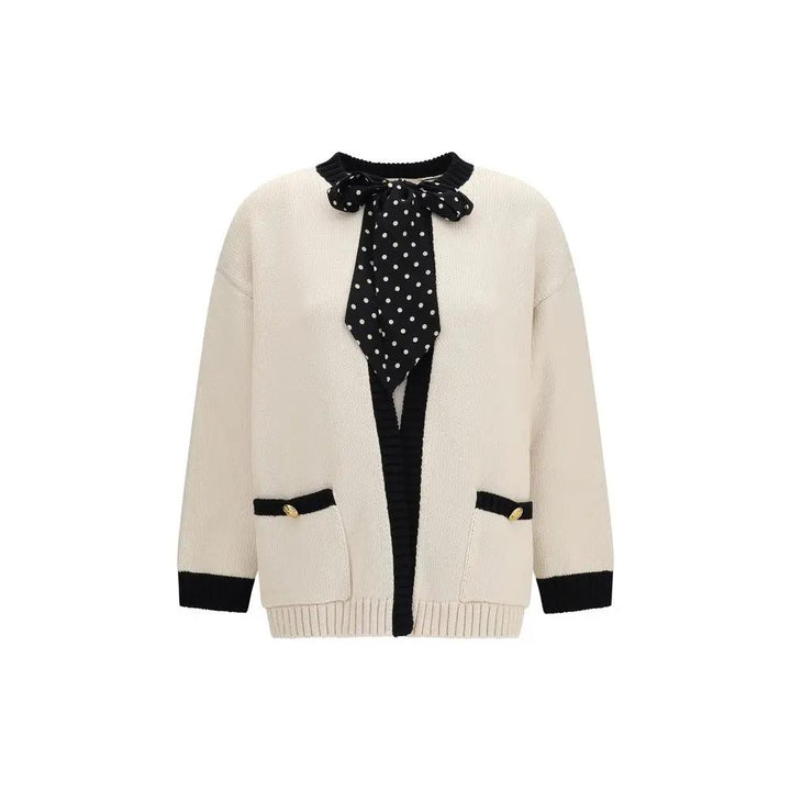 Valentino Sample Sale | Valentino Beige Cotton Cardigan - | Designer outlet