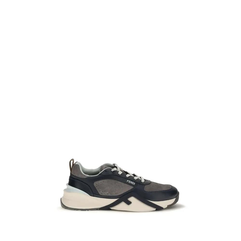 Fendi Sample Sale | Fendi Multicolor Calf Leather Bos Taurus Athletic Sneakers - | Designer outlet