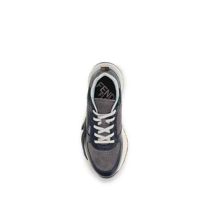 Fendi Sample Sale | Fendi Multicolor Calf Leather Bos Taurus Athletic Sneakers - | Designer outlet