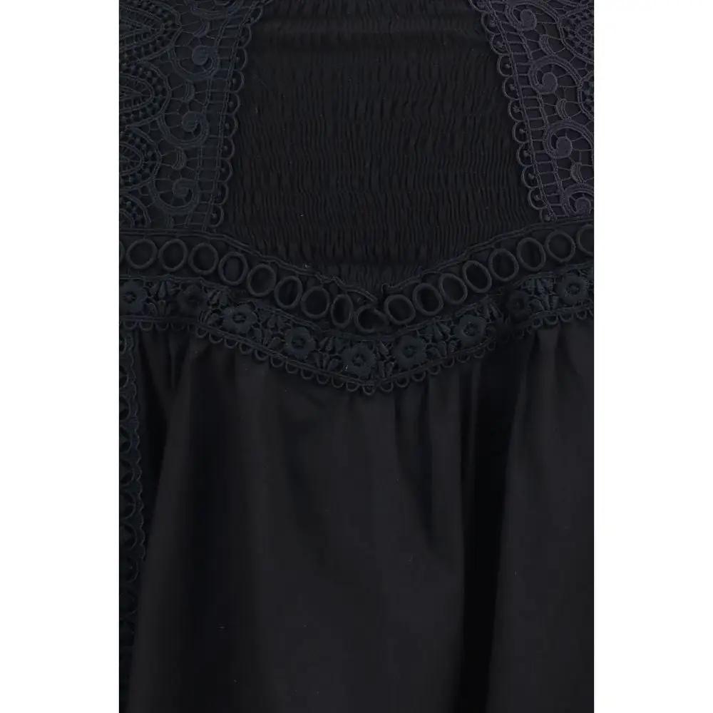 Charo Ruiz Sample Sale | Charo Ruiz Black Cotton Mini Skirt - | Designer outlet