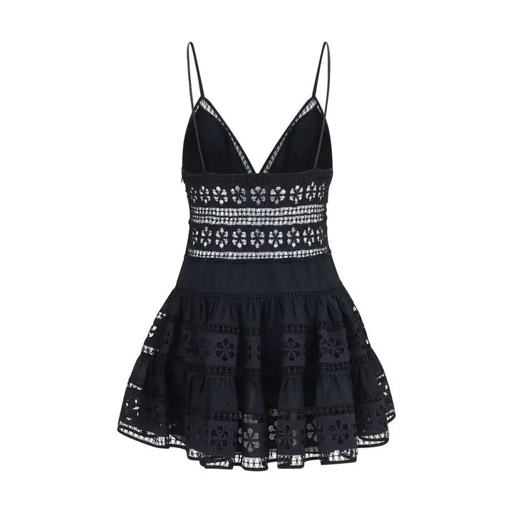 Charo Ruiz Sample Sale | Charo Ruiz Black Cotton Casual Dress - | Designer outlet