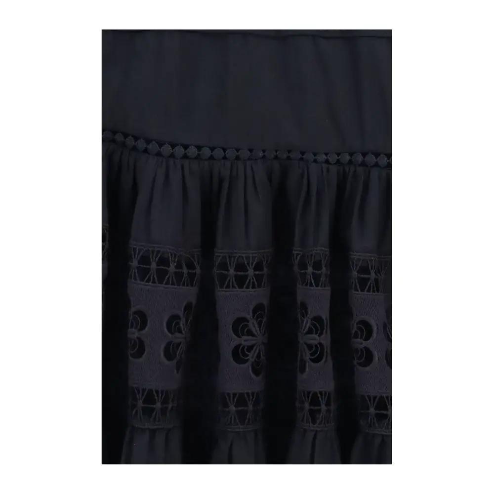 Charo Ruiz Sample Sale | Charo Ruiz Black Cotton Casual Dress - | Designer outlet