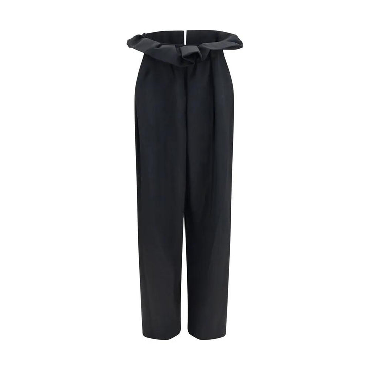Khaite Sample Sale | Khaite Black Wool Oves Aries Casual Pants - | Designer outlet