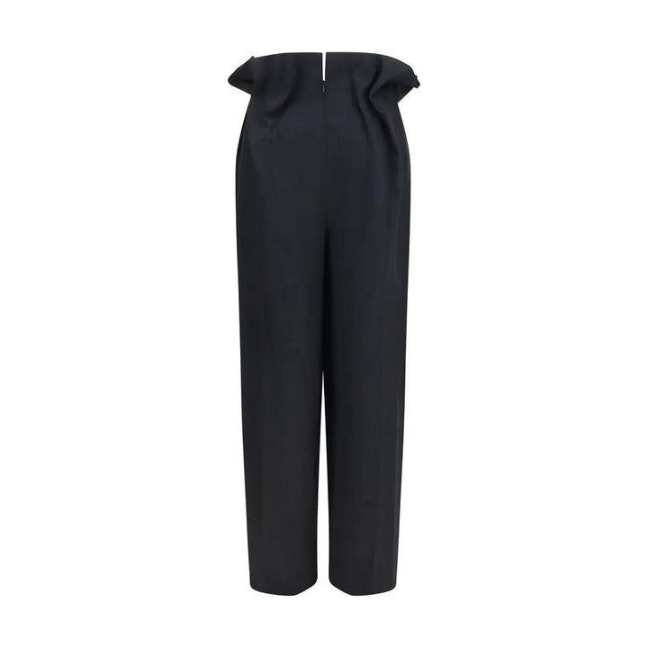 Khaite Sample Sale | Khaite Black Wool Oves Aries Casual Pants - | Designer outlet