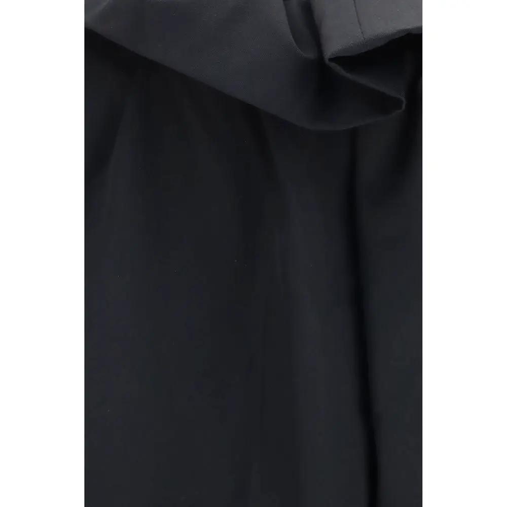 Khaite Sample Sale | Khaite Black Wool Oves Aries Casual Pants - | Designer outlet