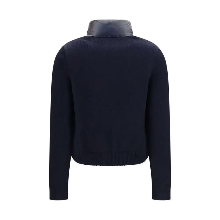 Moncler Sample Sale | Moncler Blue Polyamide Cardigan - | Designer outlet