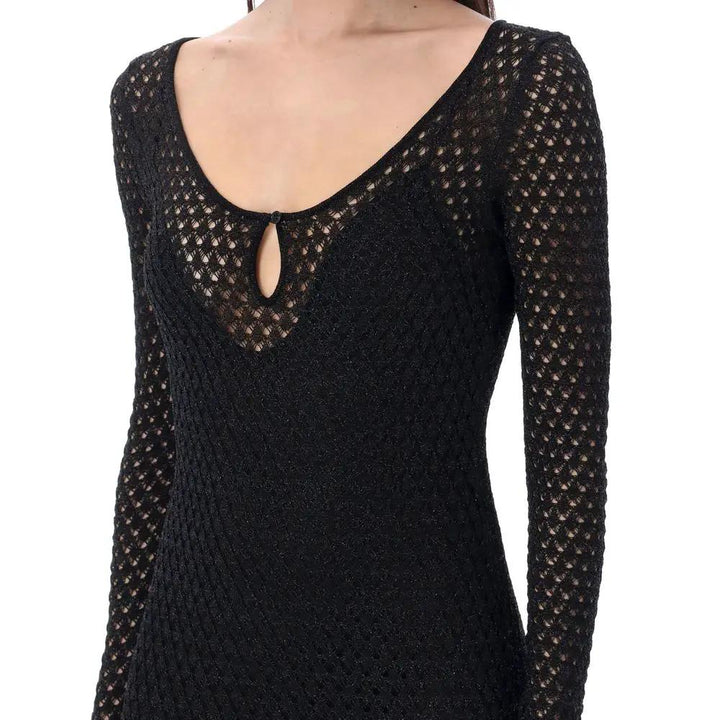 Tom Ford Sample Sale | Tom Ford Black Metallic Fibre Casual Dress - | Designer outlet