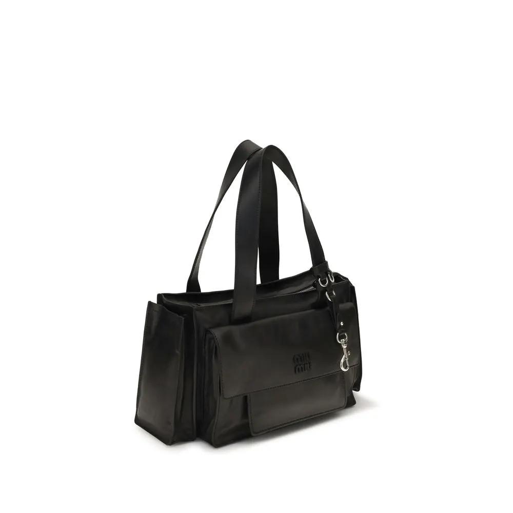 Miu Miu Sample Sale | Miu Miu Brown Calf Leather Bos Taurus Shoulder Bag - | Designer outlet