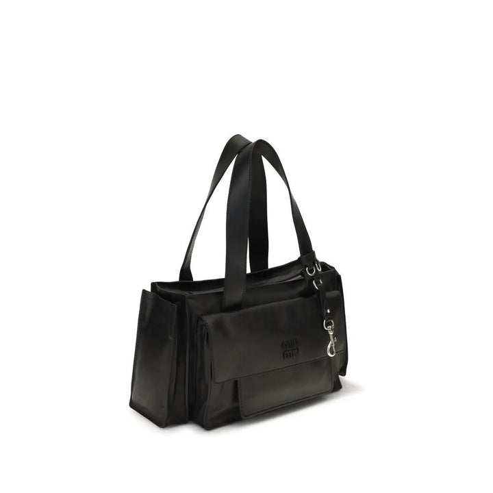 Miu Miu Sample Sale | Miu Miu Brown Calf Leather Bos Taurus Shoulder Bag - | Designer outlet