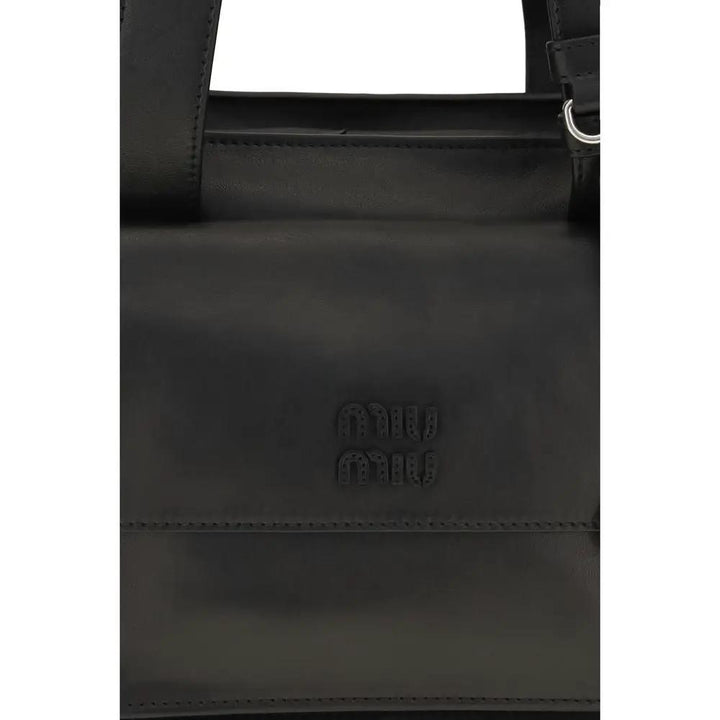 Miu Miu Sample Sale | Miu Miu Brown Calf Leather Bos Taurus Shoulder Bag - | Designer outlet