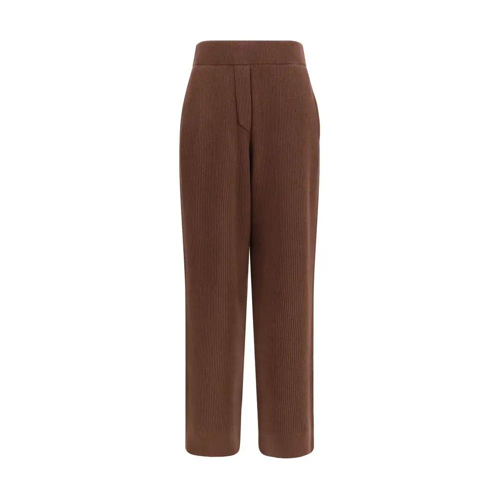 Brunello Cucinelli Sample Sale | Brunello Cucinelli Brown Cashmere Casual Pants - | Designer outlet