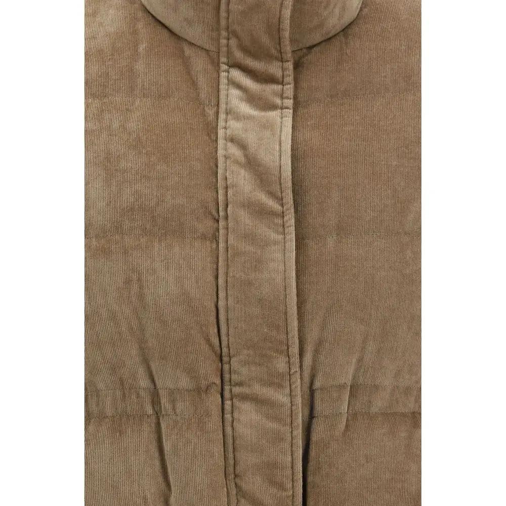 Brunello Cucinelli Sample Sale | Brunello Cucinelli Beige Viscose Sleeveless Jacket - | Designer outlet