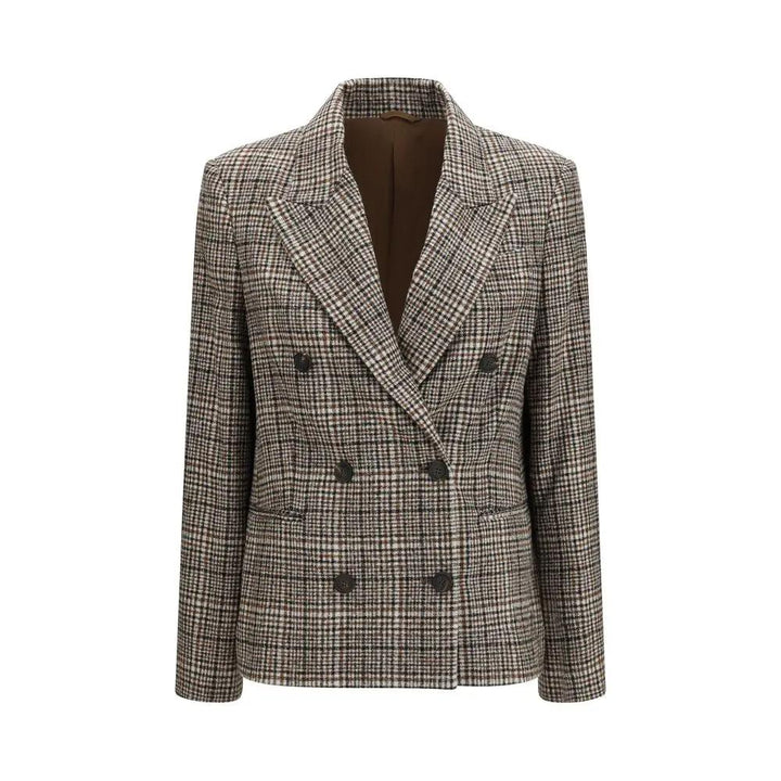 Brunello Cucinelli Sample Sale | Brunello Cucinelli Multicolor Alpaca Vicugna Pacos Jacket - | Designer outlet