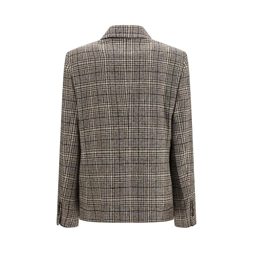 Brunello Cucinelli Sample Sale | Brunello Cucinelli Multicolor Alpaca Vicugna Pacos Jacket - | Designer outlet