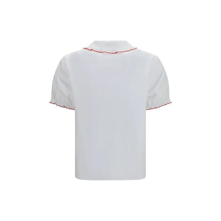 Miu Miu Sample Sale | Miu Miu White Cotton Blouse - | Designer outlet