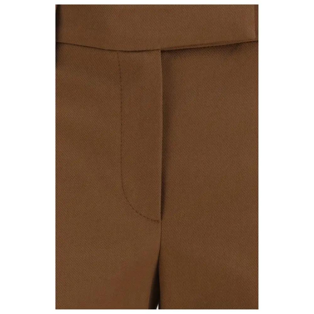 Brunello Cucinelli Sample Sale | Brunello Cucinelli Brown Elastane Casual Pants - | Designer outlet