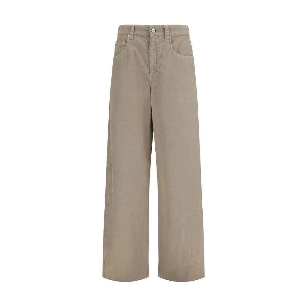 Brunello Cucinelli Sample Sale | Brunello Cucinelli Beige Cotton Casual Pants - | Designer outlet