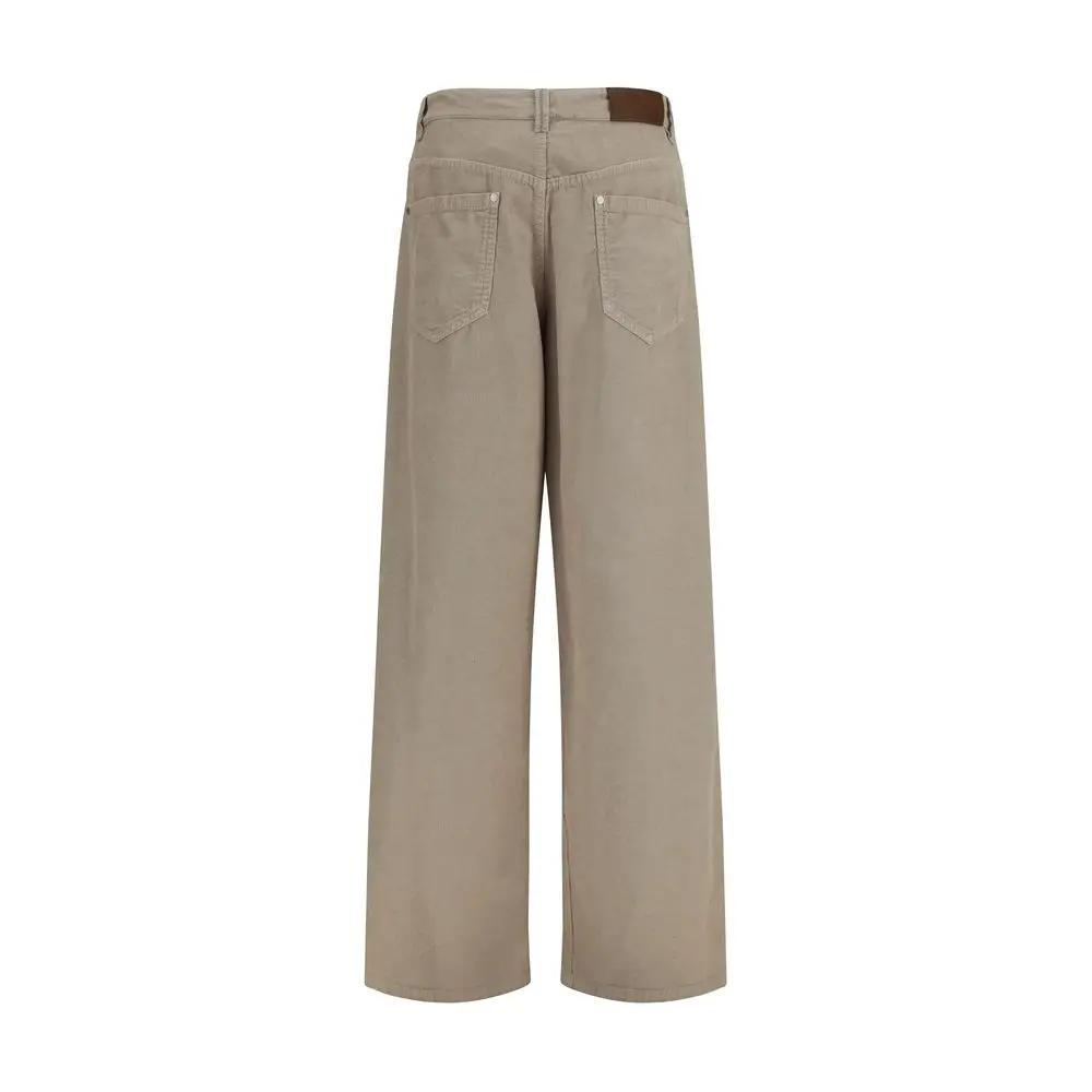 Brunello Cucinelli Sample Sale | Brunello Cucinelli Beige Cotton Casual Pants - | Designer outlet