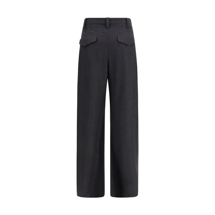 Brunello Cucinelli Sample Sale | Brunello Cucinelli Gray Wool Oves Aries Dress Pants - | Designer outlet