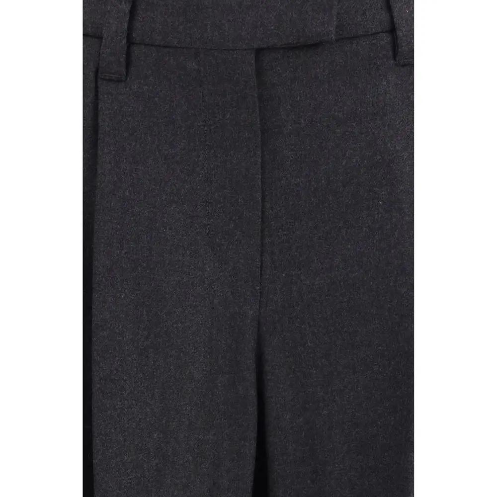 Brunello Cucinelli Sample Sale | Brunello Cucinelli Gray Wool Oves Aries Dress Pants - | Designer outlet