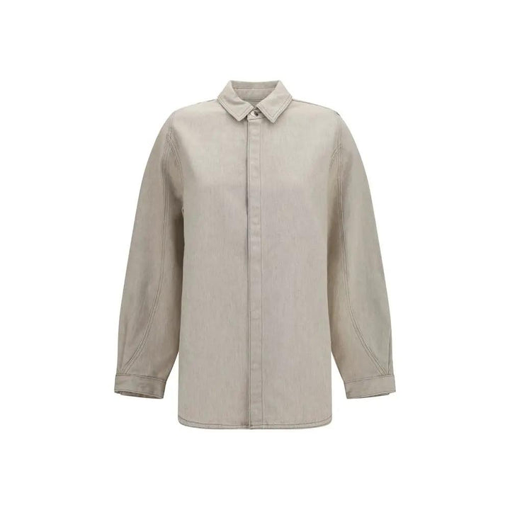 Jacquemus Sample Sale | Jacquemus Beige Denim Shirt - | Designer outlet