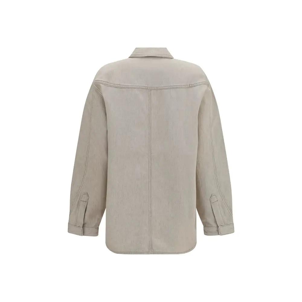 Jacquemus Sample Sale | Jacquemus Beige Denim Shirt - | Designer outlet