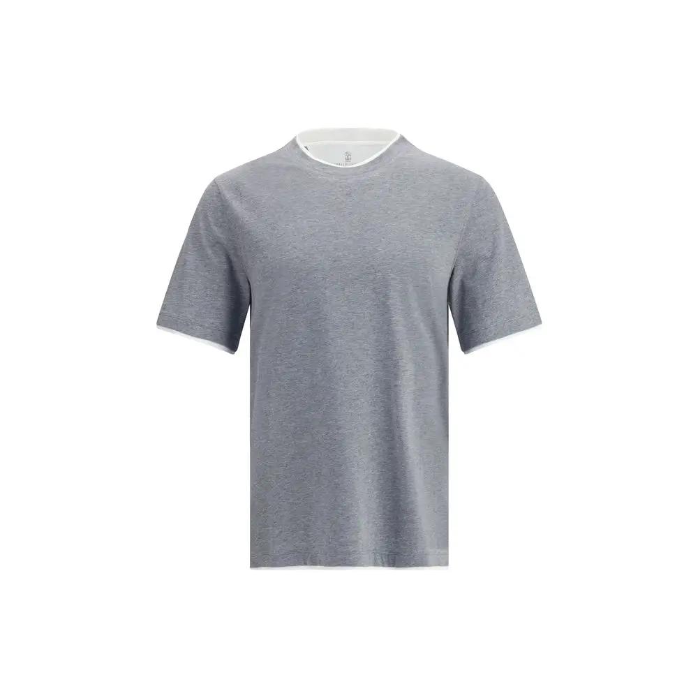 Brunello Cucinelli Sample Sale | Brunello Cucinelli Gray Cotton T-Shirt - | Designer outlet