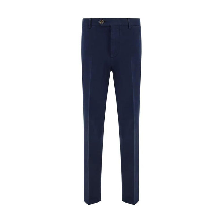 Brunello Cucinelli Sample Sale | Brunello Cucinelli Blue Cotton Casual Pants - | Designer outlet