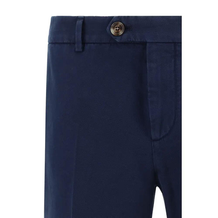 Brunello Cucinelli Sample Sale | Brunello Cucinelli Blue Cotton Casual Pants - | Designer outlet